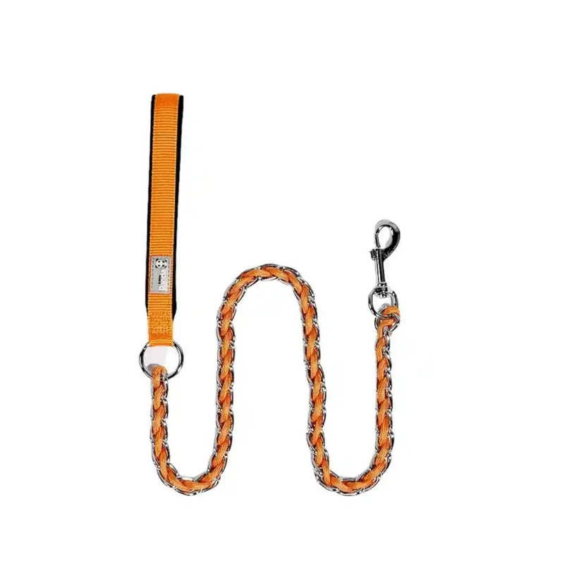 Chew Proof Metal Dog Leash for Medium Large Dogs - GreenFur