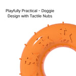 Chew - Resistant TPR Puppy Chew Teething Ring Toy - GreenFur