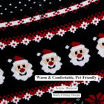 Christmas Festival Clothes Acrylic Santa Claus Dog Cat Sweater - GreenFur