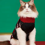 Christmas Festival Clothes Acrylic Santa Claus Dog Cat Sweater - GreenFur