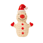 Christmas Latex Dog Toy Santa Reindeer Snowman Squeaky Play - GreenFur