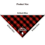 Christmas Pet Bandana Triangle Scarf for Dogs and Cats - GreenFur