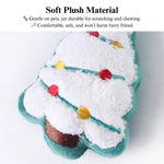 Christmas Plush Cat Toy Set Santa Claus Chew Play - GreenFur