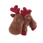 Christmas Plush Dog Toy Reindeer Design for Interactive Chewing - GreenFur