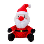 Christmas Plush Dog Toy Santa Reindeer Chew Interactive Squeaky - GreenFur