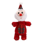 Christmas Plush Squeaky Dog Toy Set Durable Chew Toys Snowman Reindeer Lion Design - GreenFur