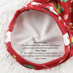 Christmas - Printed Fleece - Lined Sweatshirt for Medium to Large Dogs - GreenFur
