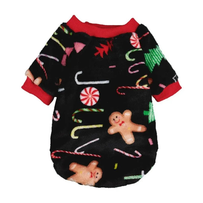 Christmas - Themed Coral Fleece Pet Hoodie for Dogs - GreenFur