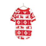 Christmas - Themed Snowflake Coral Fleece Pet Hoodie for Dogs - GreenFur