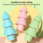 Christmas Tree Shaped TPR Chew Stick Toy for Dogs - GreenFur