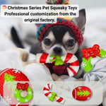 Christmas Vinly Squeaky Chew Toys for Dogs - GreenFur