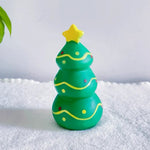 Christmas Vinyl Squeaky Dog Toy Santa and Tree - GreenFur