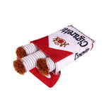 Cigarette Box Plush Dog Toy Set with Squeaker - GreenFur