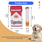 Cigarette Box Plush Dog Toy Set with Squeaker - GreenFur