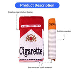 Cigarette Box Plush Dog Toy Set with Squeaker - GreenFur