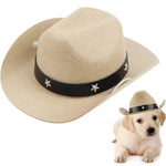 Classic Pet Cowboy Hat And Bandana Set Cat Dog Cowboy Costume - GreenFur