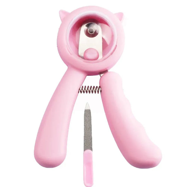 Clear Baffle Design Splash Proof Pet Nail Clipper - GreenFur