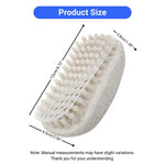 Clover Head Pet Bath Massage Brush Eco Friendly Wheat Straw Handle - GreenFur