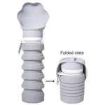 Collapsible and Foldable Portable Silicone Pet Water Bottle - GreenFur