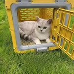Collapsible Design Durable Hard - Sided Pet Crate Dog Carriers - GreenFur