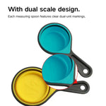 Collapsible Pet Food Measuring Cups Dog Measuring Spoons - GreenFur