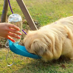 Collapsible Portable Dog Water Bottle - GreenFur