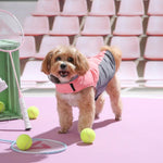 Color - Block Reflective Padded Dog Coat with Fleece Lining - GreenFur