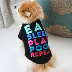 Colorful Breathable Cotton T-shirt for Small Dogs - GreenFur