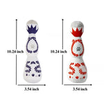 Colorful Enamel Bottle Shaped Plush Squeaky Pet Toy - GreenFur
