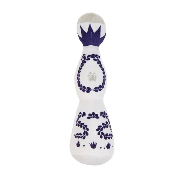 Colorful Enamel Bottle Shaped Plush Squeaky Pet Toy - GreenFur