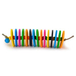 Colorful Felt Rope Cat Toy with Bell Sound for Active Play - GreenFur