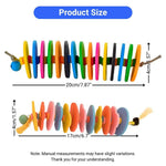 Colorful Felt Rope Cat Toy with Bell Sound for Active Play - GreenFur