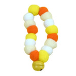Colorful Fluffy Pom - Poms Plush Pet Collar with Bell - GreenFur