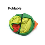 Colorful Foldable Cat Hideouts Play House Cat Tunnel with Ball - GreenFur