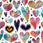 Colorful Heart Print Elastic Pet Clothes - GreenFur