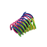 Colorful Plastic Interactive Self - playing Cat Spring Toy - GreenFur