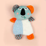 Colorful Plush Crinkle and Squeak Pet Toy for Dogs and Cats - GreenFur