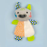 Colorful Plush Crinkle and Squeak Pet Toy for Dogs and Cats - GreenFur