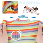 Colorful Striped Pet Tank Top for Dogs and Cats - GreenFur