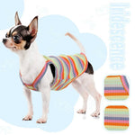 Colorful Striped Pet Tank Top for Dogs and Cats - GreenFur