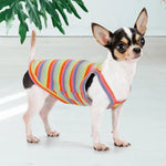 Colorful Striped Pet Tank Top for Dogs and Cats - GreenFur