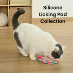 Colorful Whale - Shaped Silicone Pet Licking Mat with Suction Cups - GreenFur
