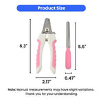 Comfort Pet Nail Clippers Large File for Dogs and Cats - GreenFur