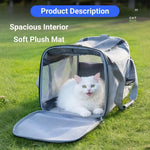 Comfortable Breathable Foldable Large Capacity Pet Backpack - GreenFur