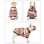 Comfortable Elastic Plush Pet Sweatshirt with Vintage Print for Dogs - GreenFur