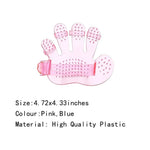 Comfortable Flexible Five Finger Shape Pet Bath Glove - GreenFur