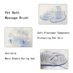 Comfortable Flexible Five Finger Shape Pet Bath Glove - GreenFur