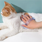 Comfortable Flexible Five Finger Shape Pet Bath Glove - GreenFur