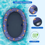 Comfortable Inflatable Dog Floats Pool Mat for Swimming - GreenFur