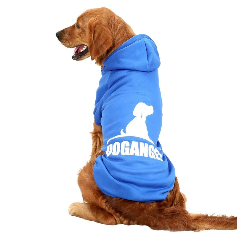 Comfortable Large Dog Hoodie with Soft Fabric and Elastic Cuffs for Easy Wear - GreenFur